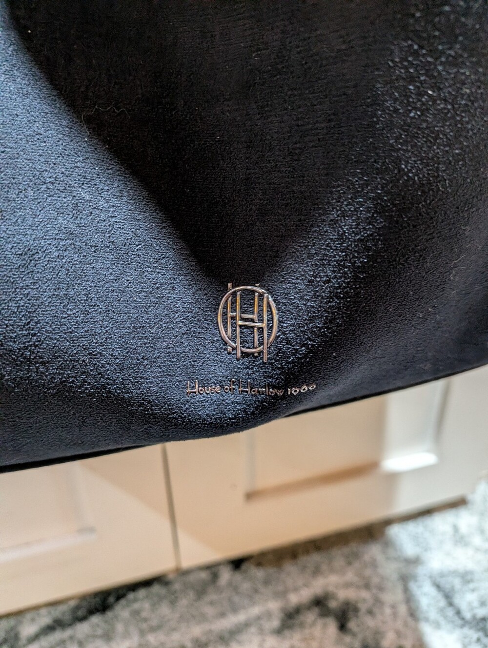 House Of Harlow 1960 NWT Luxe Tote, Shoulder Bag Dark Blue - Picture 8 of 13